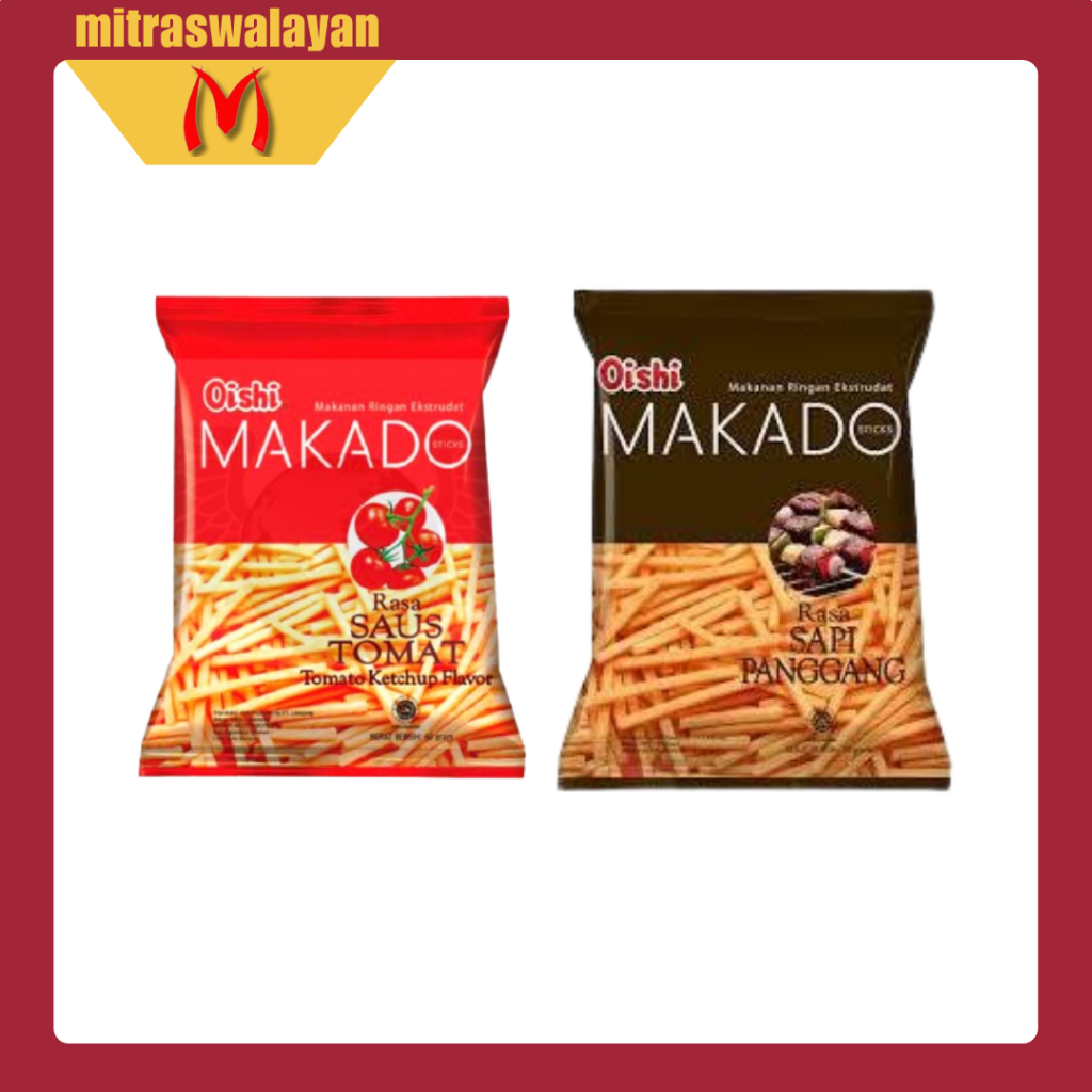 

MAKADO Oishi Snack Potato Stick 60 gr