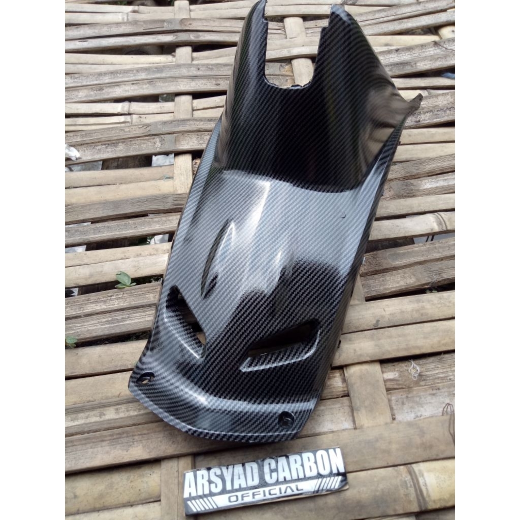 CARBON COVER TANGKI ATAU TUTUP MESIN MIO SPORTY MIO SMAILE 2006/2007 KARBON