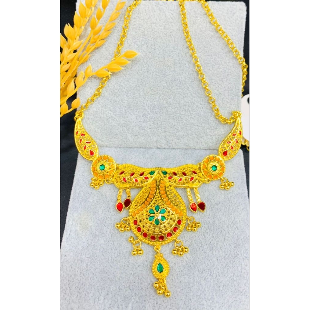 kalung dubai lapisan mas