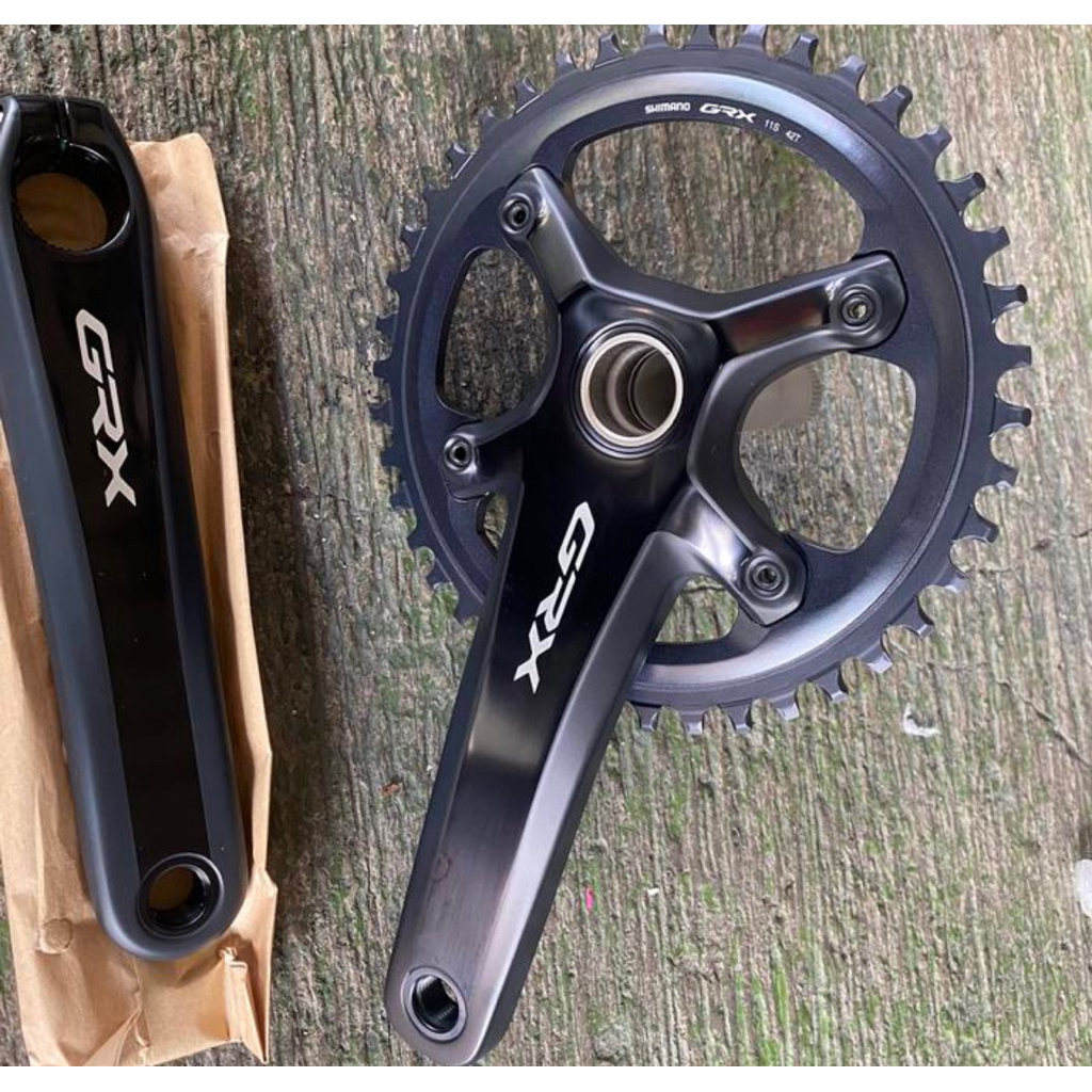 Crank shimano grx singgle  seri 810  uk 42 t made japan