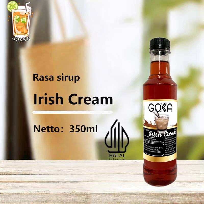 

GОKKA Syrup / Irish Cream Flavoured Sirup / Sirup Irish Cream 350ML International Halal