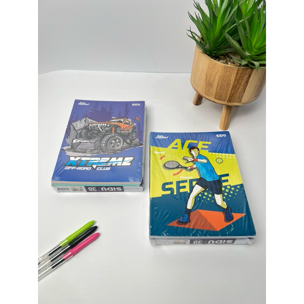 

(10 PCS) Buku Tulis Siswa Sekolah Sidu isi 38 Lembar
