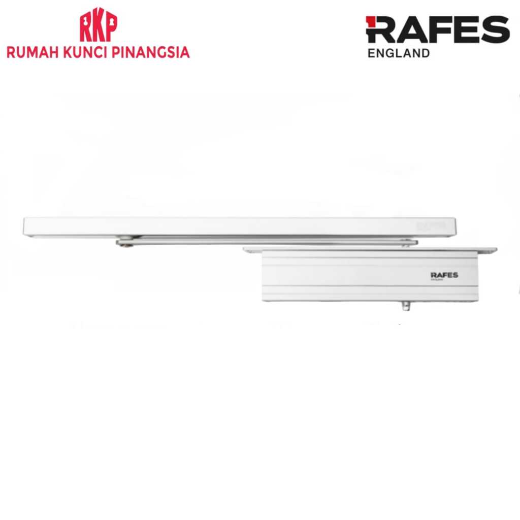 Concealed Door Closer Penutup Pintu Tanam 45 kg Silver RAFES DC 5837
