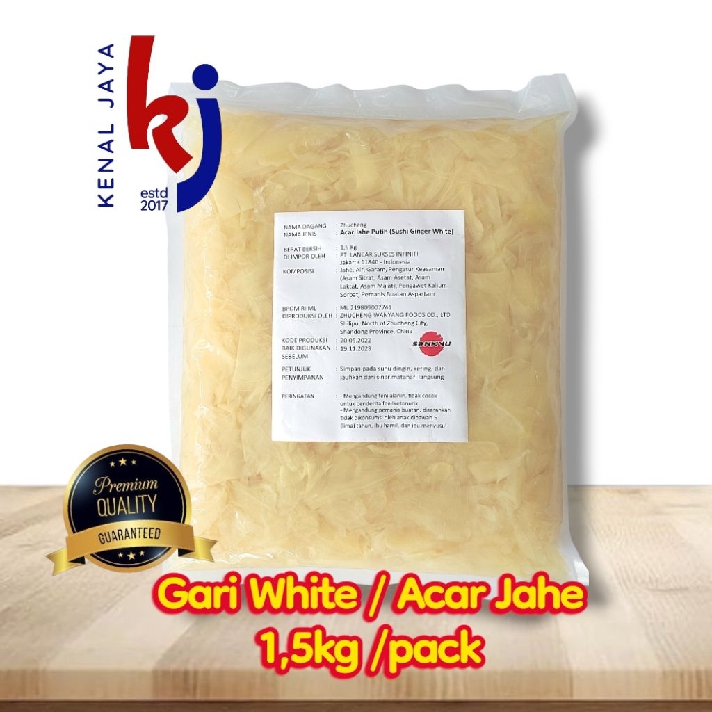 

Sushi Gari White / Ginger white Zhungcheng 1,5 kg