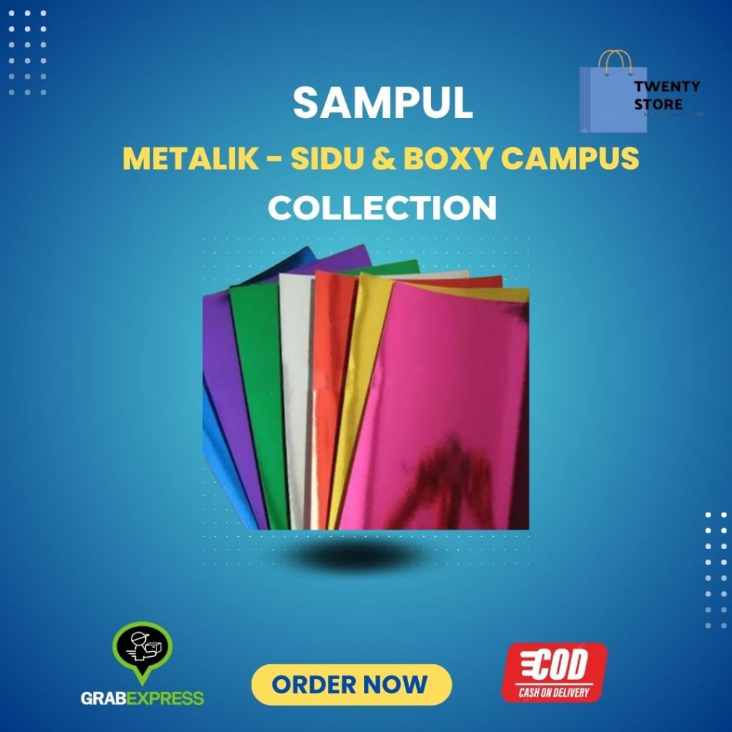 

Sampul Metalik (satuan) untuk Buku Tulis Campus boxy