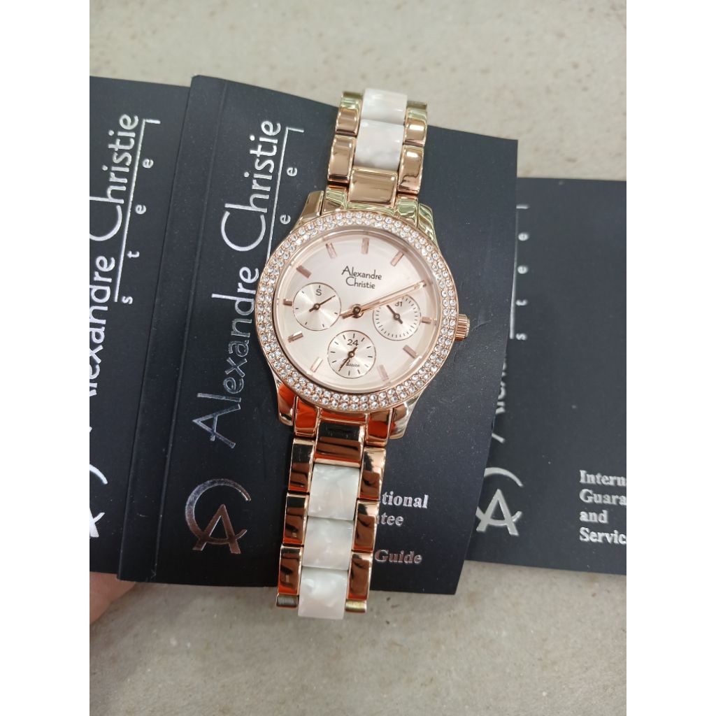 JAM TANGAN WANITA ORIGINAL ALEXANDRE CHRISTIE AC2932BF