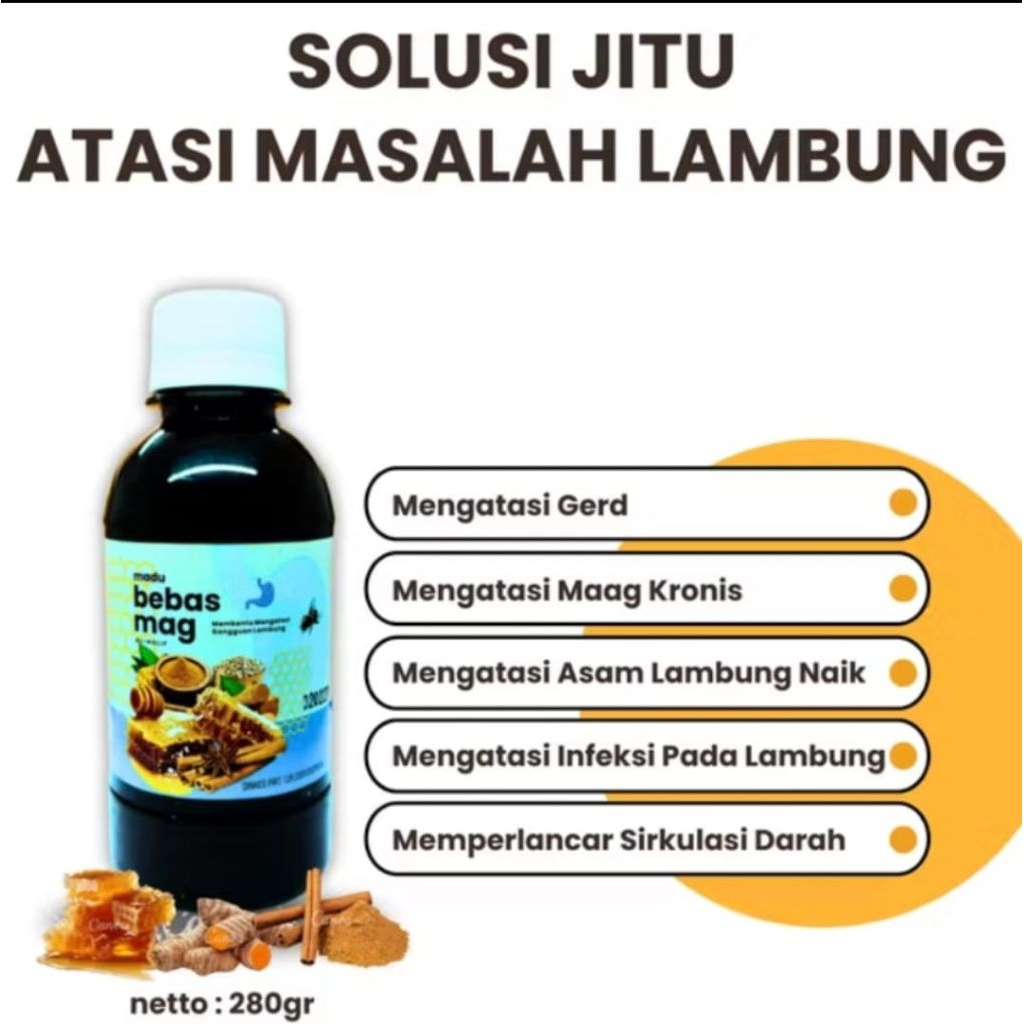 madu asam lambung / madu lambung / madu gerd / madu lambung paling ampuh