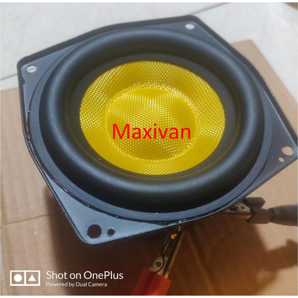 Speaker 4 Inch Yellow Fiber Glass Untuk Pengganti JBL BOOMBOX 2, DIY Boombox Dan Audio Lainnya 4 Ohm