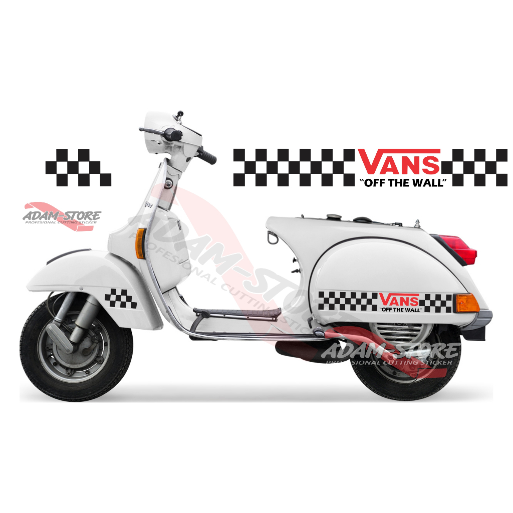 VPX3 Sticker Motor Vespa Px / Sticker Vespa Px