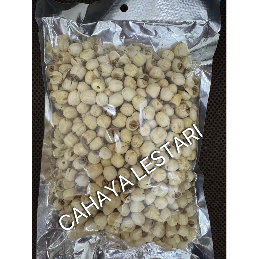 

100g IMPORTED Lian Zi / PREMIUM Lian Zi / Biji bunga teratai / Lotus seed
