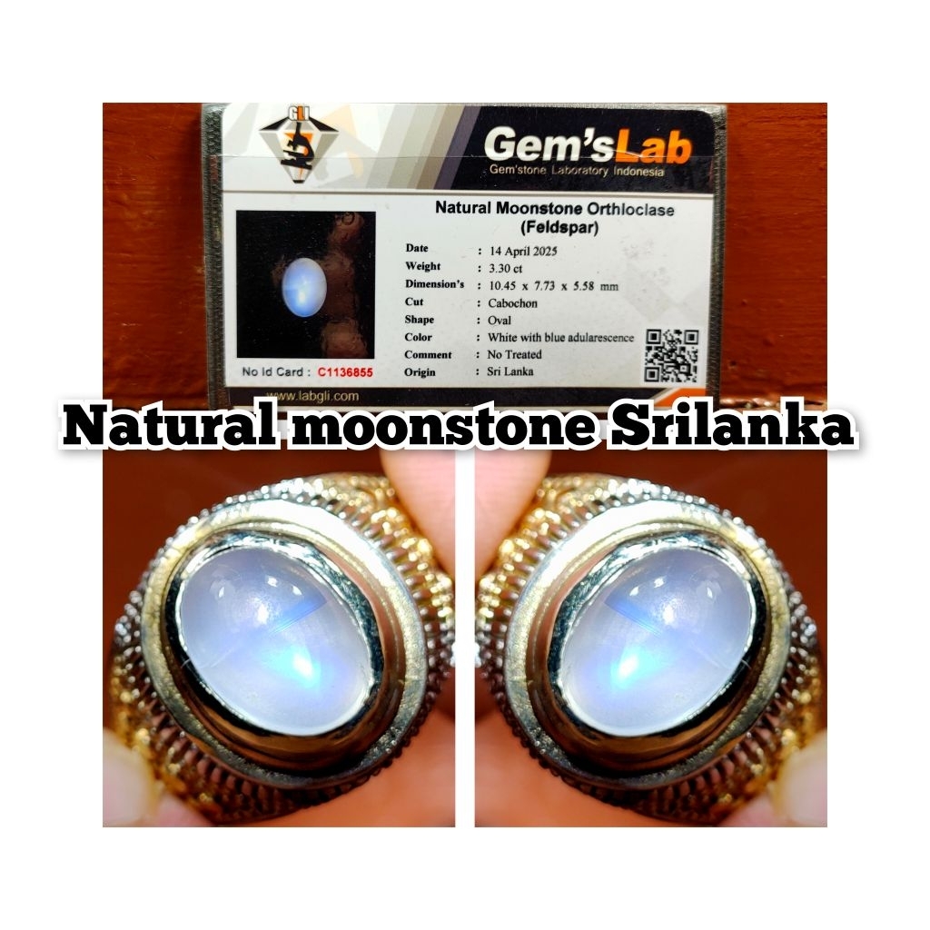 BATU PERMATA MOONSTONE CEYLON