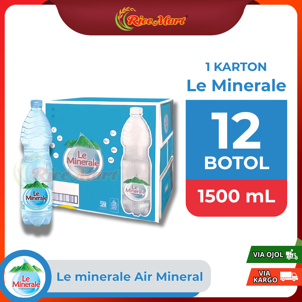 

Le Minerale Air Mineral 1500 ml (12 Botol)