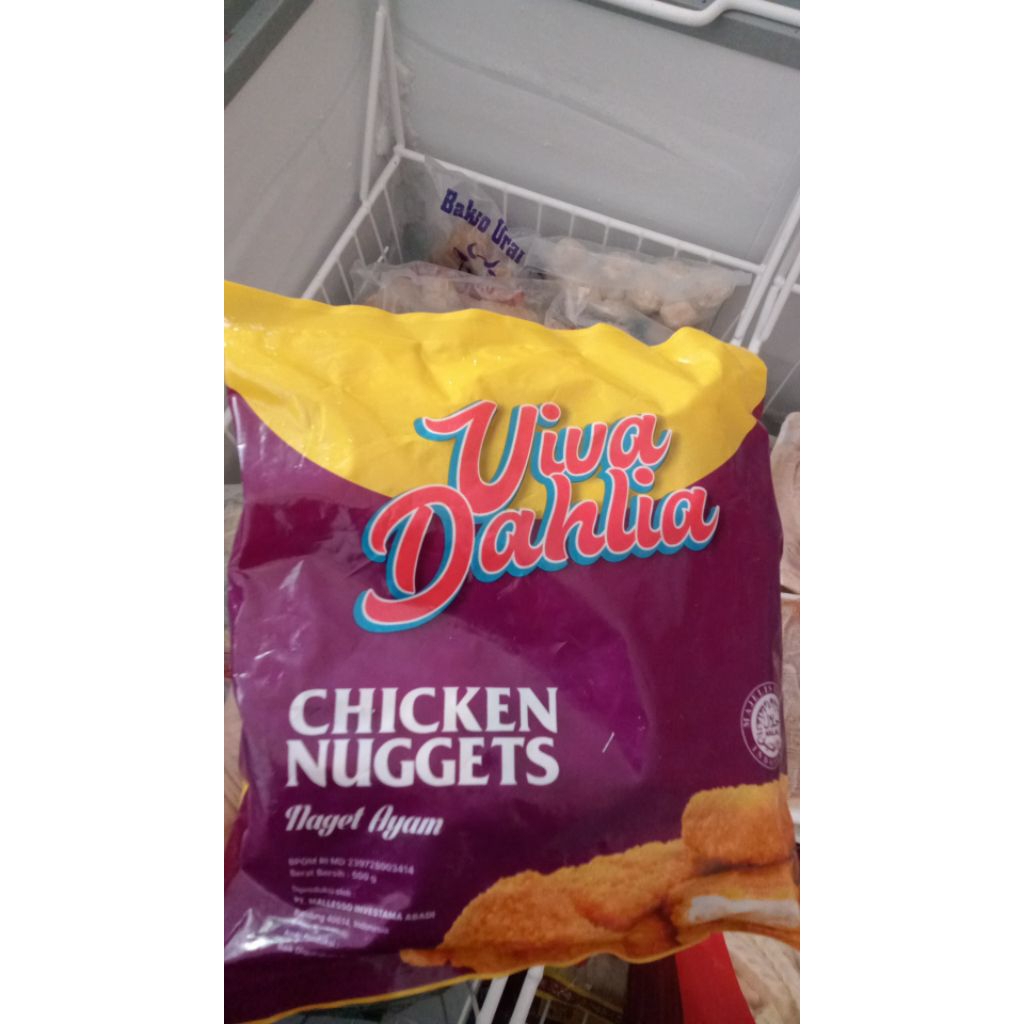 

Frozen Food Chicken Nugget, Nugget Viva Dahlia 500gr