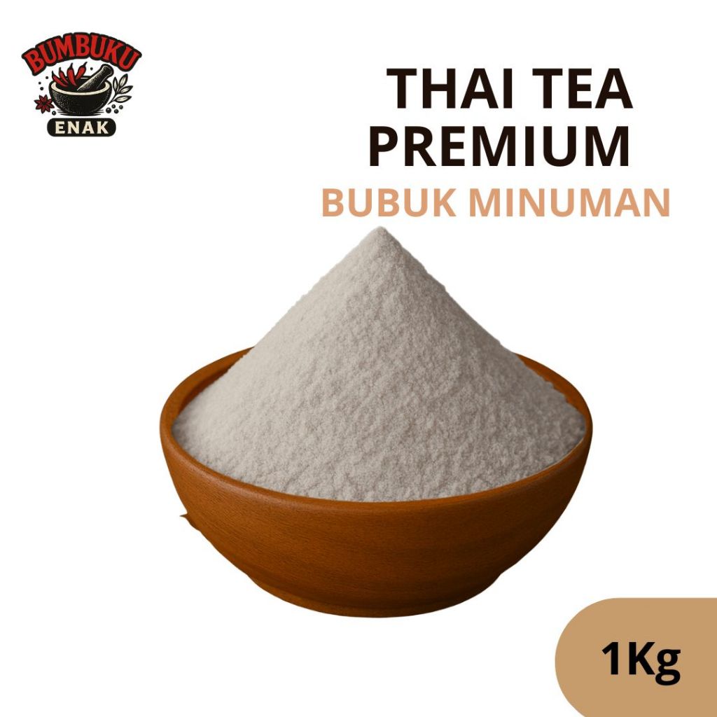 

Bubuk Minuman Thai Tea Premium Original 1Kg Rasa Asli Thailand – Teh Susu Premium untuk Jualan & Konsumsi Pribadi