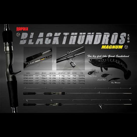 ROD / JORAN RAPALA BLACK THUNDROS MAGNUM