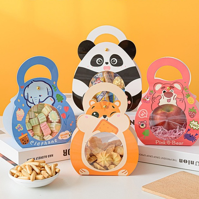 

Kotak Animal Gift Candy Box|Goodie Bag|Dus Hampers|Kotak Bingkisan Lucu dengan window
