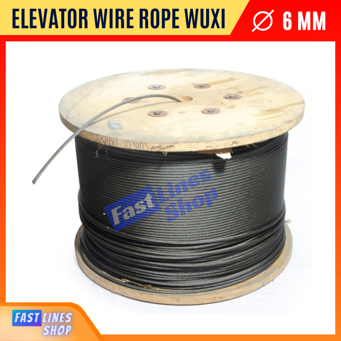 Seling Baja Wire Rope Lift 6mm Wuxi Wirerope Sling Elevator Diameter 6 mm