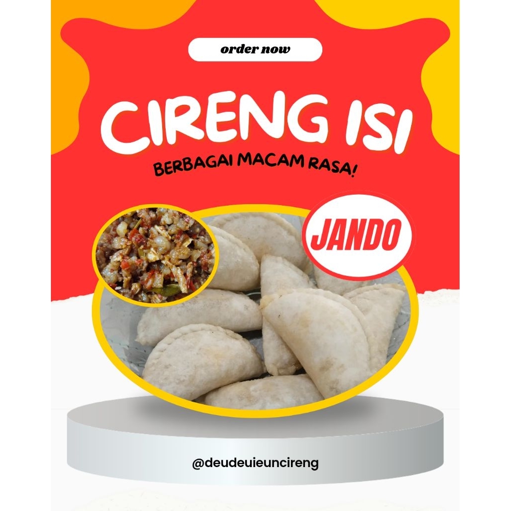 

cireng isi kemasan vakum rasa jando frozen food cireng isi