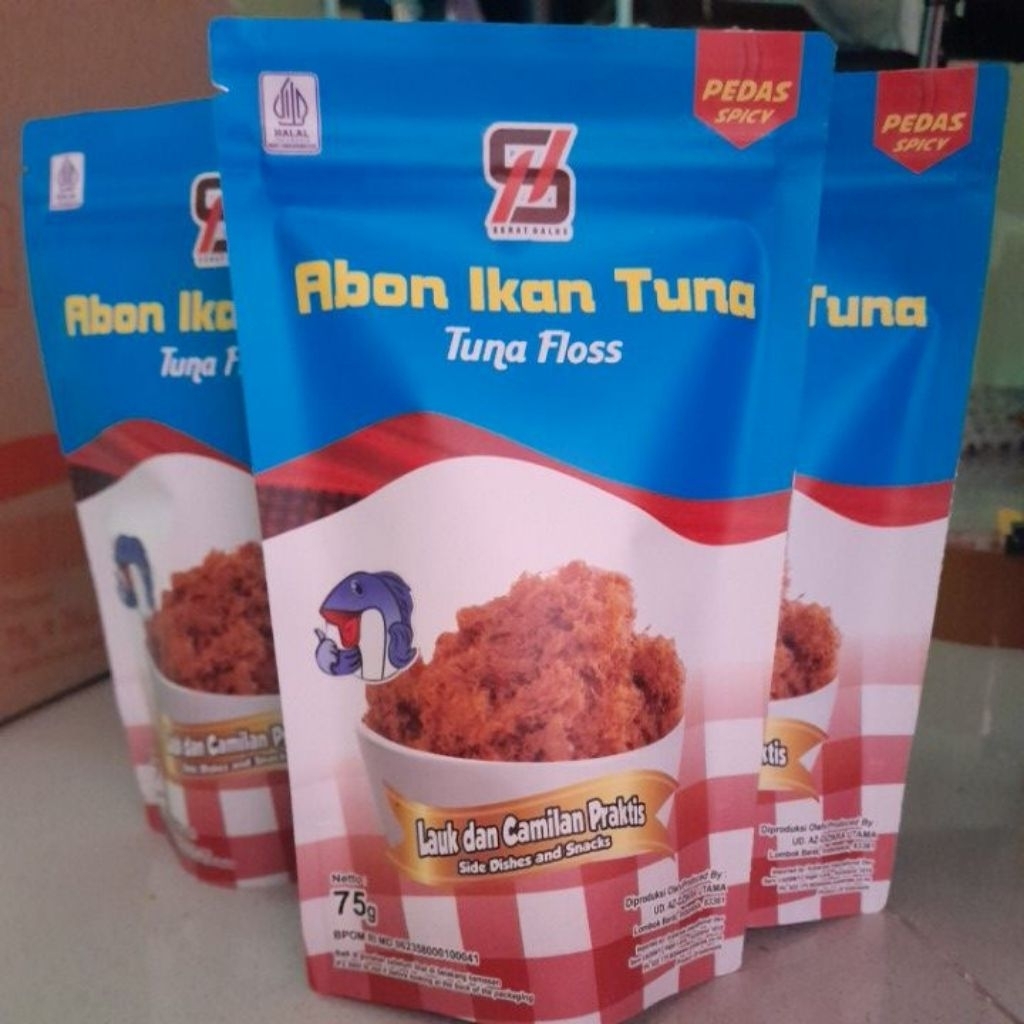 

Abon Ikan Tuna Pedas renyah dan gurih, tanpa MSG dan Pengawet.