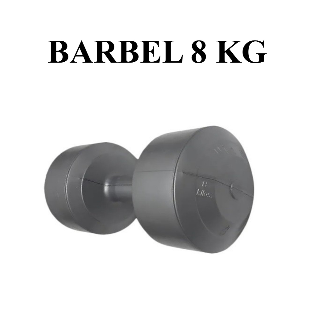 barbel plastik 8kg sudah isi dumbell plastik Dumbell / Barbel Dumbel Plastik 8kg DUMBEL 8KG / BARBEL