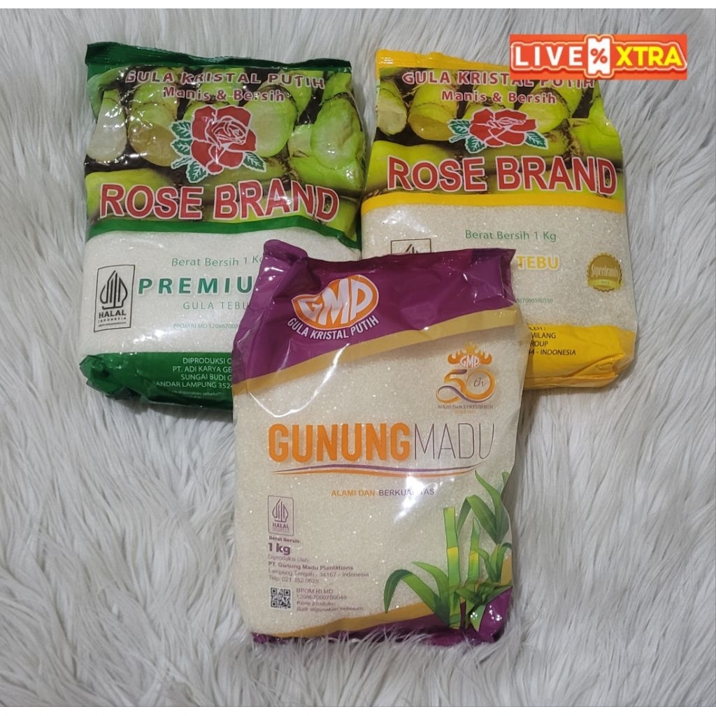 

Gula pasir kemasan premium