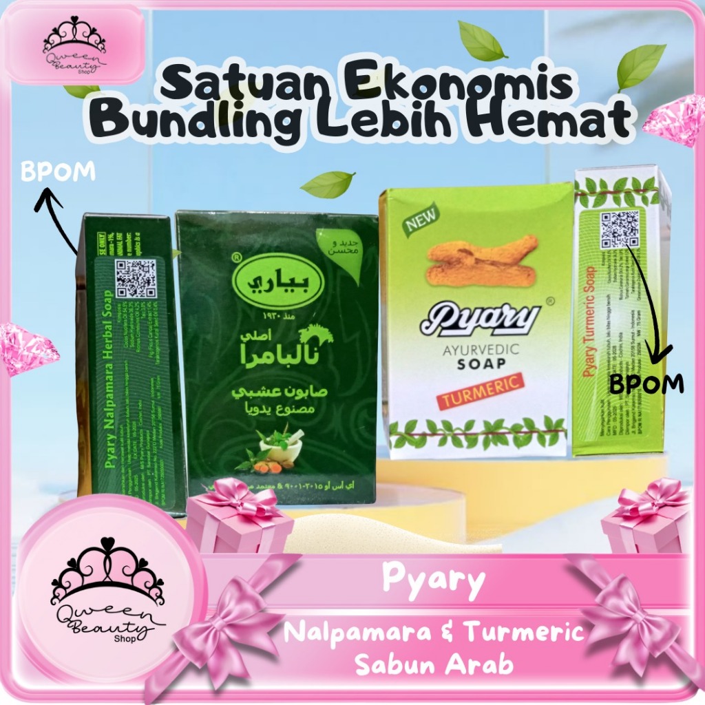 (BPOM) Pyary Nalpamara /  Pyary Turmeric / Sabun Arab Pyary