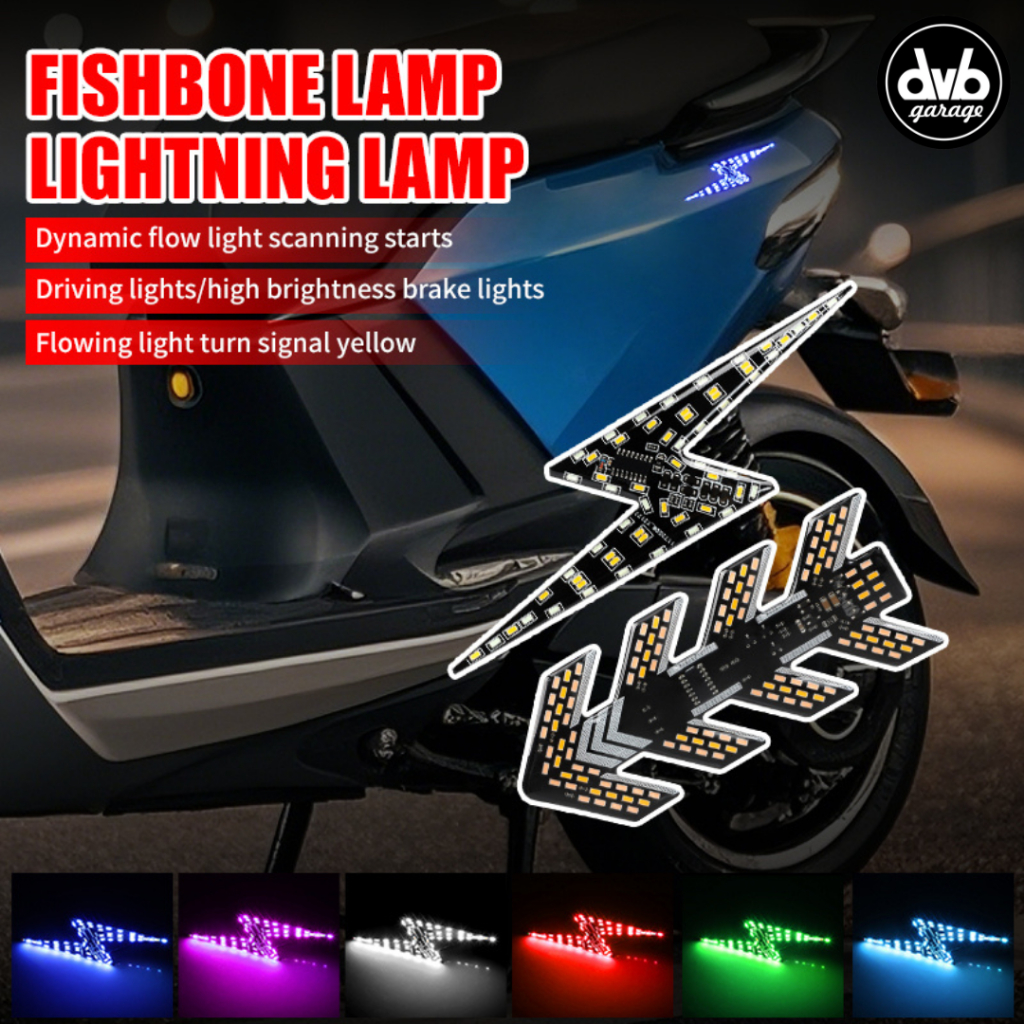 LED TEMPEL SEIN RUNNING 12-36V RGB STRIP PANAH LIGHTNING WATERPROOF MOTOR MOBIL TRUK BUS
