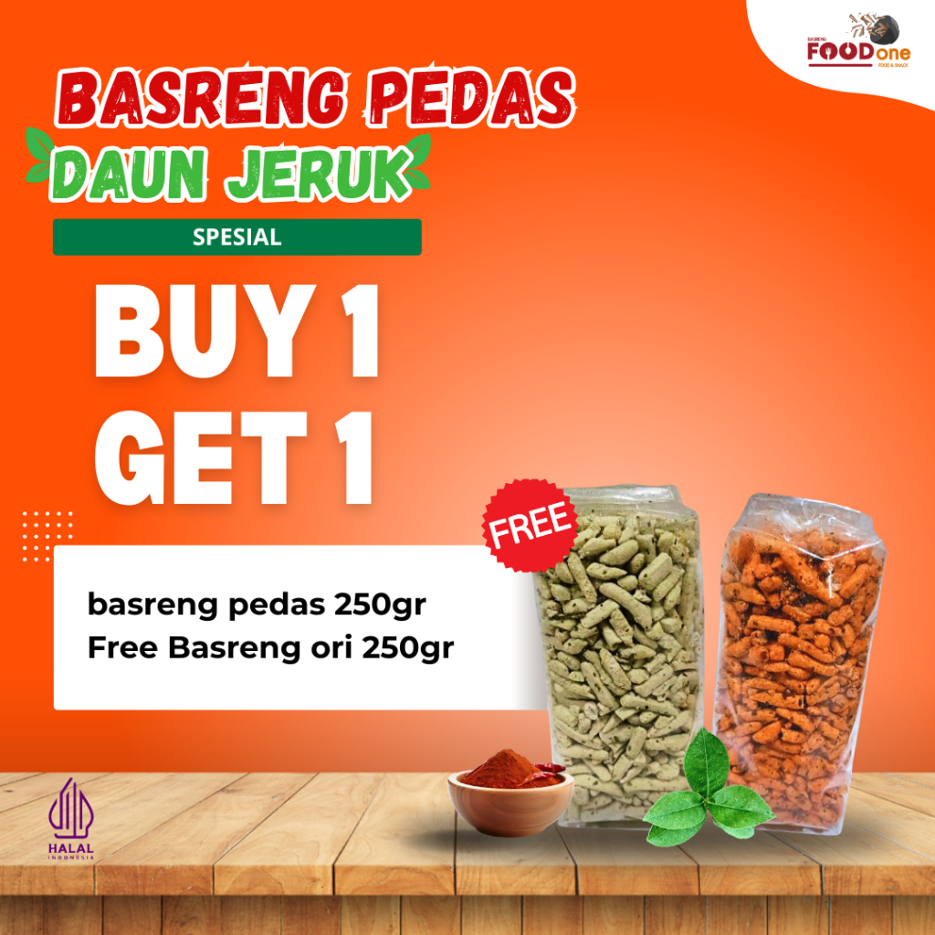 

Basreng Ordas Buy 1 Get 1 250Gram Pedas Daun Jeruk Free 250Gram Original
