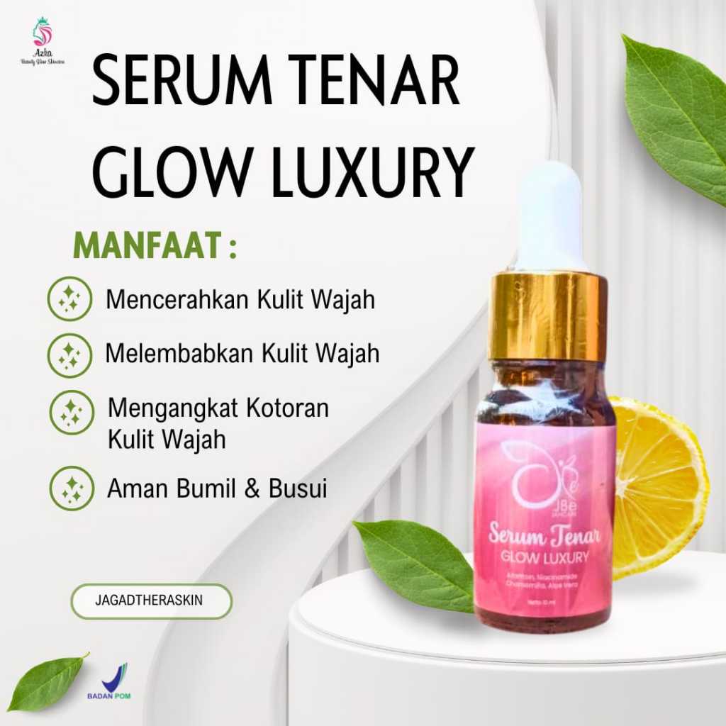(COD) SERUM TENAR GLOW LUXURY JBE SKINCARE/SERUM PEMUTIH WAJAH/SERUM FLEK GLOWING