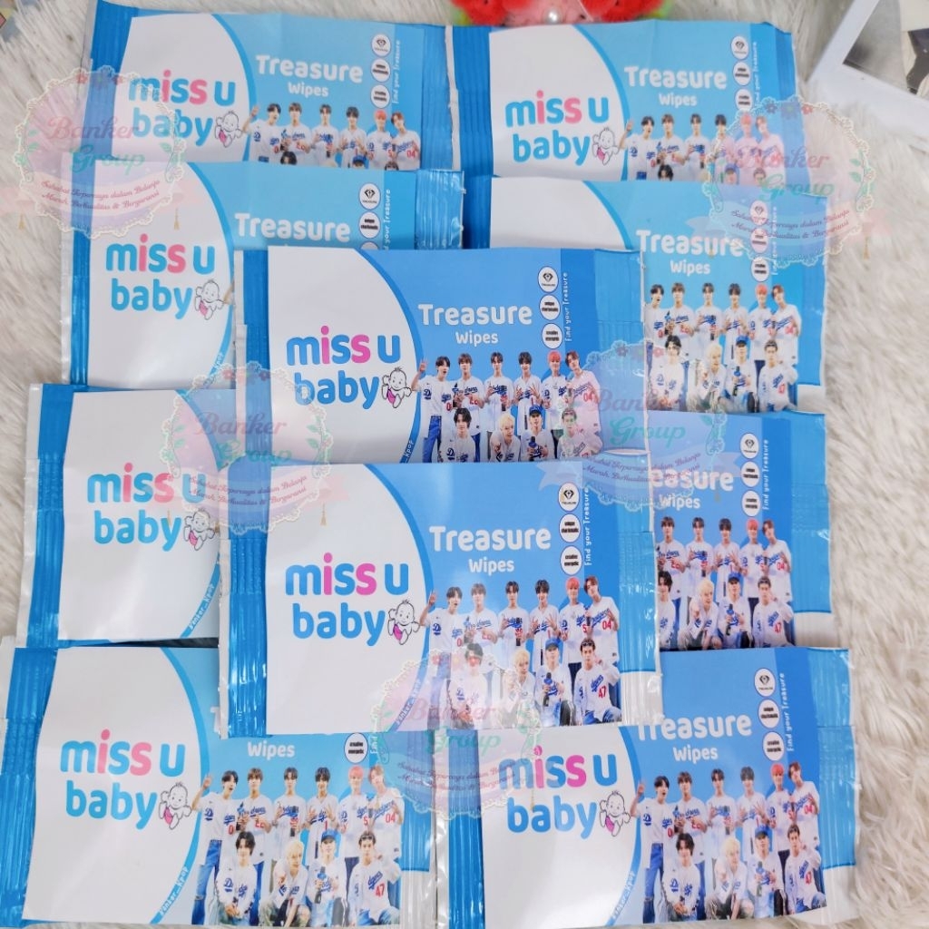 

STICKER / STIKER FREEBIES KPOP TISSUE / TISU BASAH MITU NCT DREAM, TREASURE