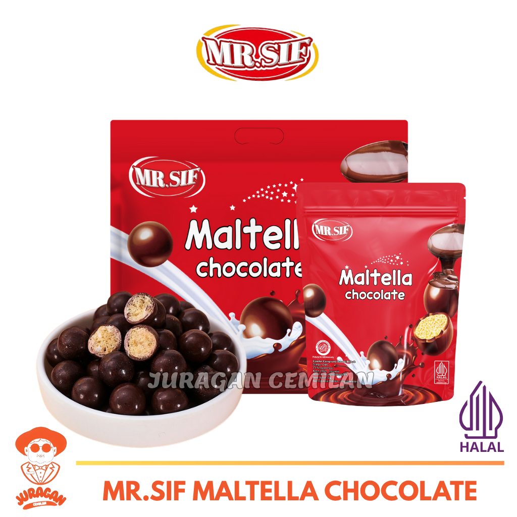 

Mr. Sif Maltella Coklat Compound Susu Isi Biskuit - Halal 60g & 160g