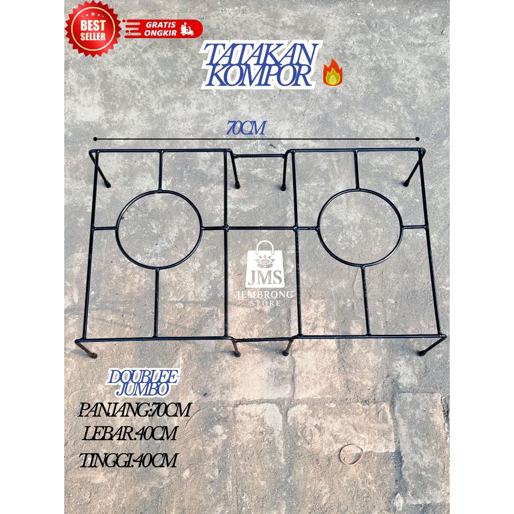 RANGKA RINNAI JUMBO TATATANKAN TUNGKU KAYU BAKAR BATU BARA ASLI