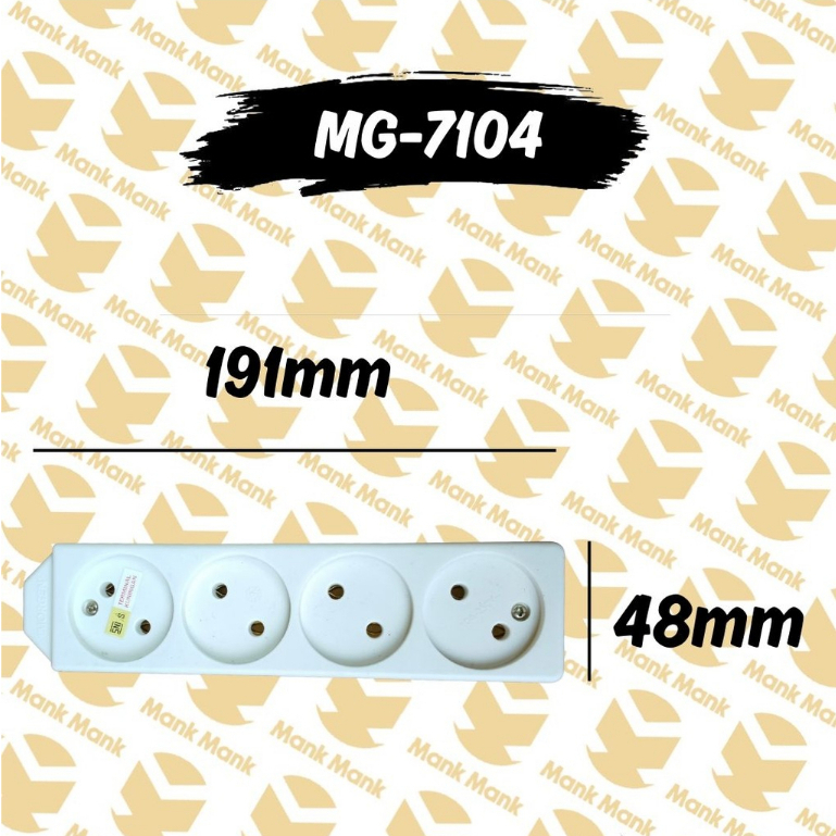 stop kontak Arde MG7004 Morgen 4 Lubang