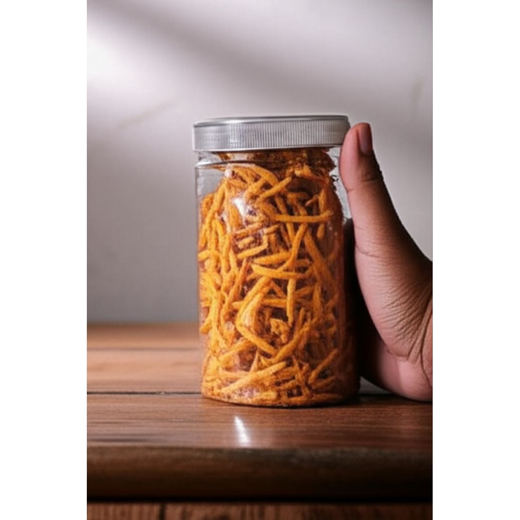 

cistik toples kemasan 1500ml bumbu tabur gurih renyah lezat pedas dan originall