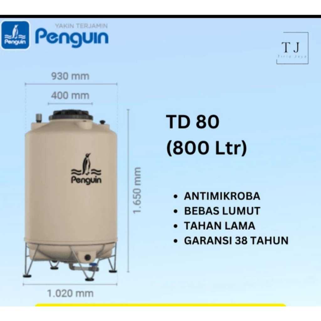 Tangki / Tandon / Toren Penguin TD 80 (800 ltr)