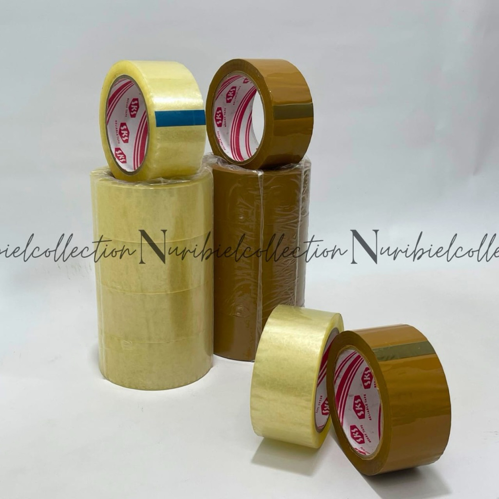 

Lakban BESAR COKLAT Ukuran 90 Yard 45mm Isolasi Paket Solasi Isolatip