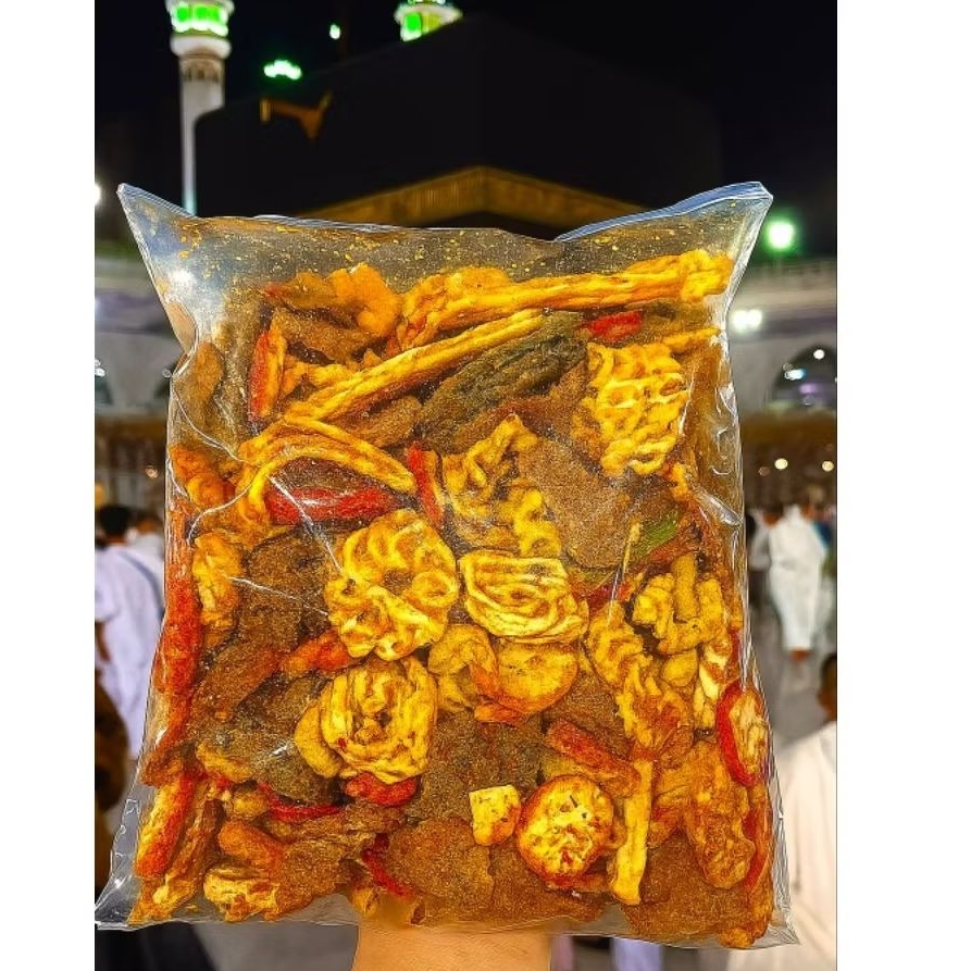 

seblak campur mix rapael jengkol beton makroni kemasan 500g