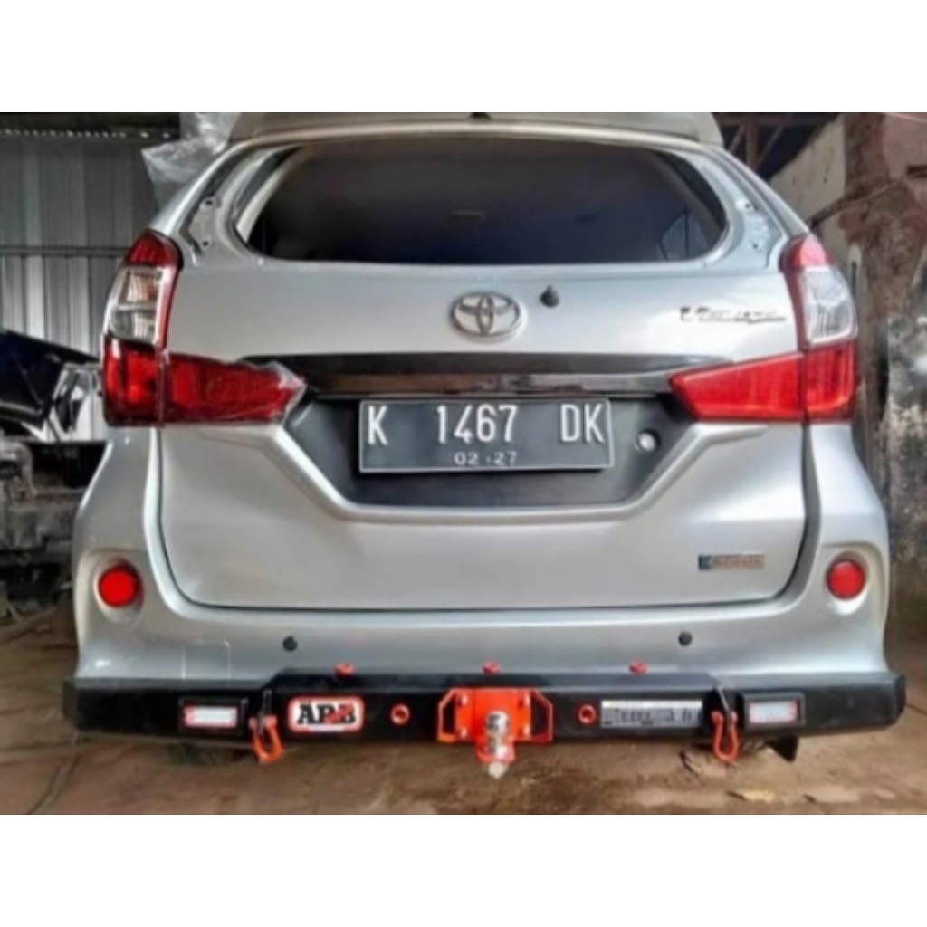 BUMPER TOWING ARB AVANZA/XENIA LAMA OFF ROAD + LED KNOCK DOWN MERAH