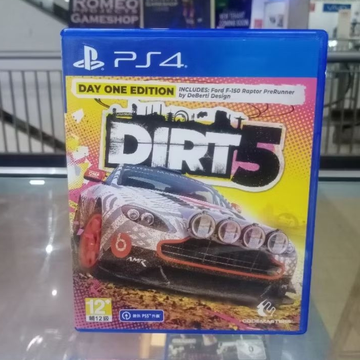 BD PS4 Dirt 5 Game CD Kaset Bluray Playstation 4