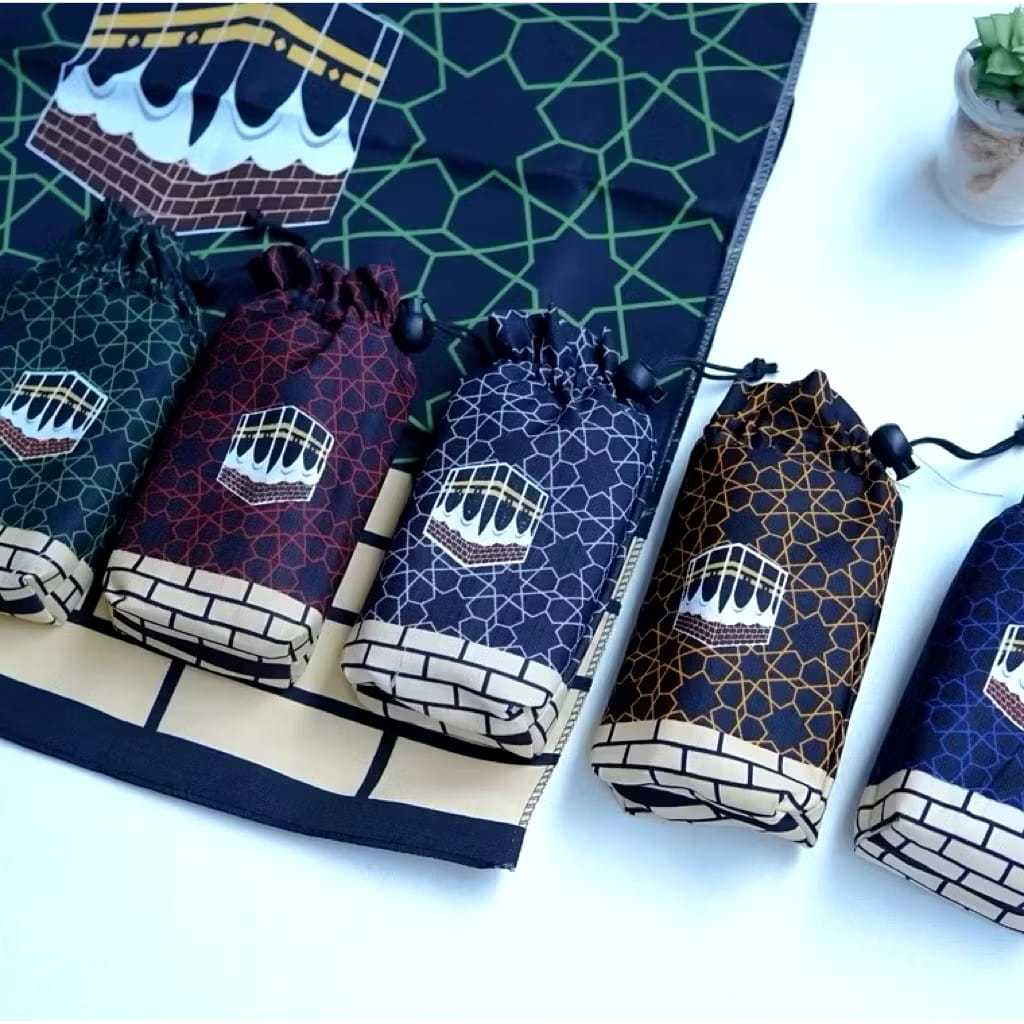 Sajadah Travel Sajadah Traveling pouch souvenir haji & umroh Sajadah jumbo -Oleh Oleh Haji dan Umroh