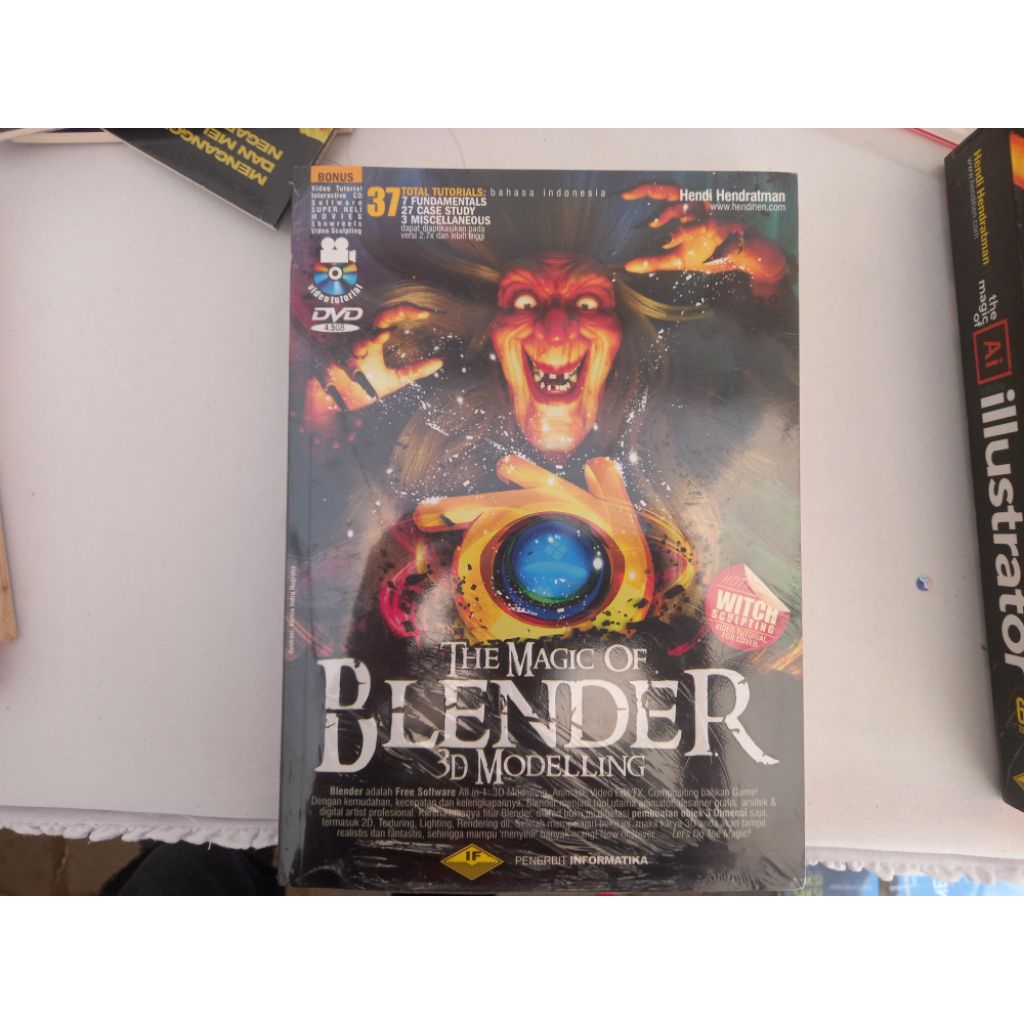 Buku the magic of blender modeling 3d