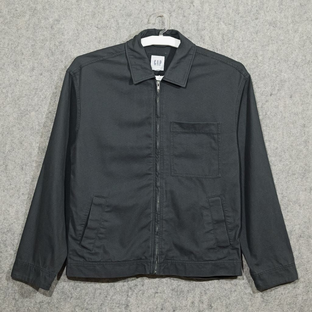 JAKET G * P WORKWEAR PRIA - CHORE JACKET BLACK WASHED