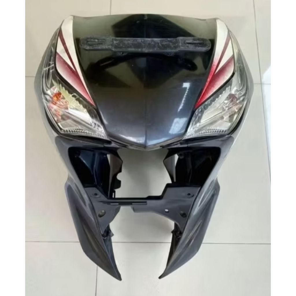 fullset cover body depan honda supra x 125 helm in original lepasan