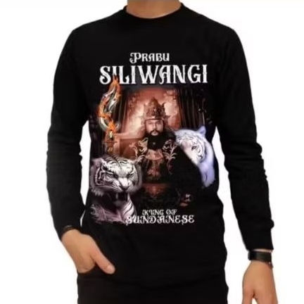 Kaos Lengan panjang Prabu Siliwangi Sundanese