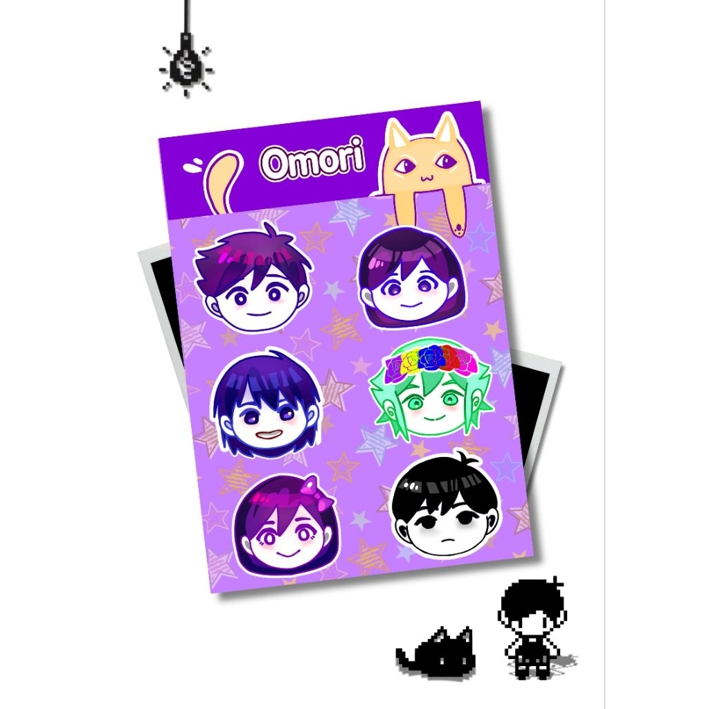 

(Fanmerch) OM★RI Chibi Squad // Headspace Sticker Set