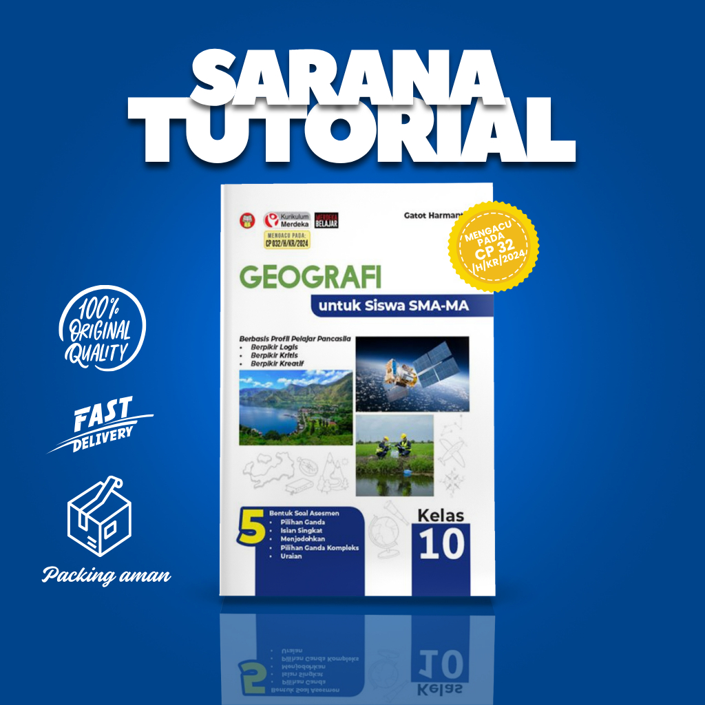 Buku Geografi untuk Siswa SMA/MA Kelas 10 CP032 - Gatot Harmanto | Sarana Tutorial