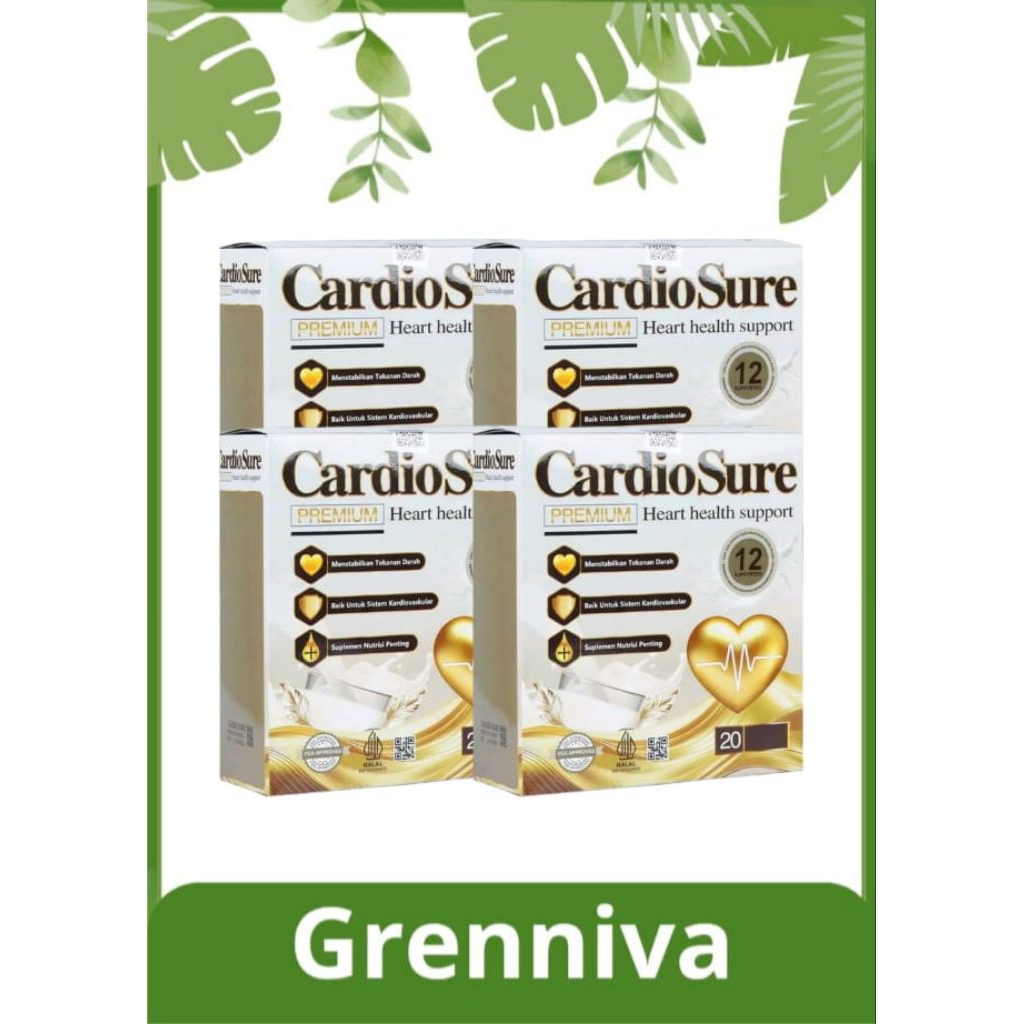 

Cardiosure Asli Original Susu Untuk Kesehatan Jantung Paket 4 Box