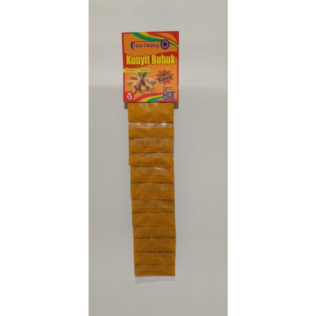 

kunyit bubuk 1 renceng isi 12 pcs