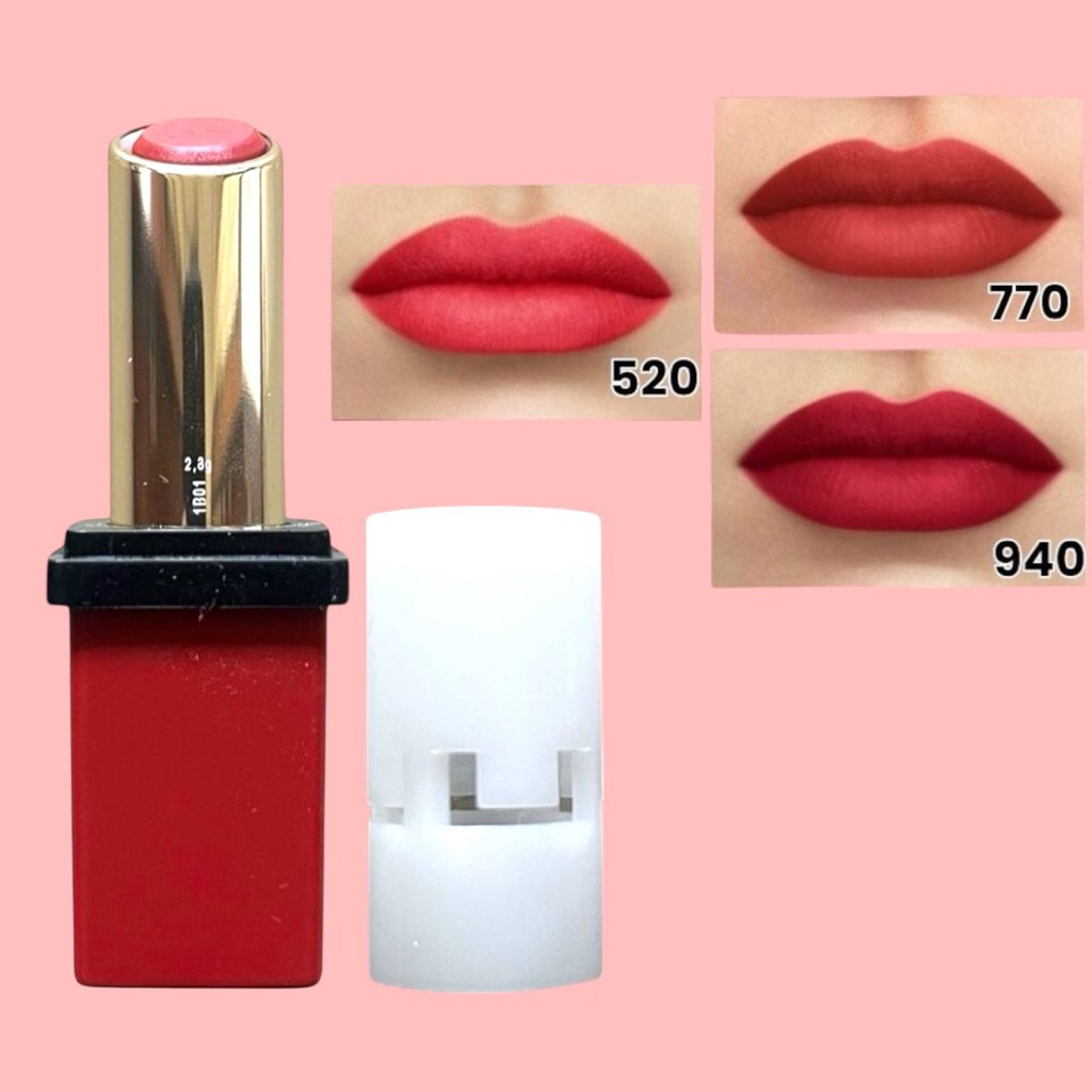 Guerlain Kiss Kiss Tender Matte Lipstick Full Size Tester Tutup Pengganti Putih