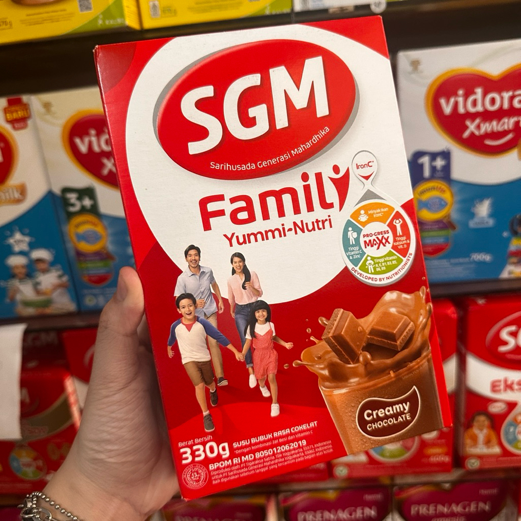 

HARGA PROMO! SGM Family Creamy Chocolate 330gr EXP DES 2025